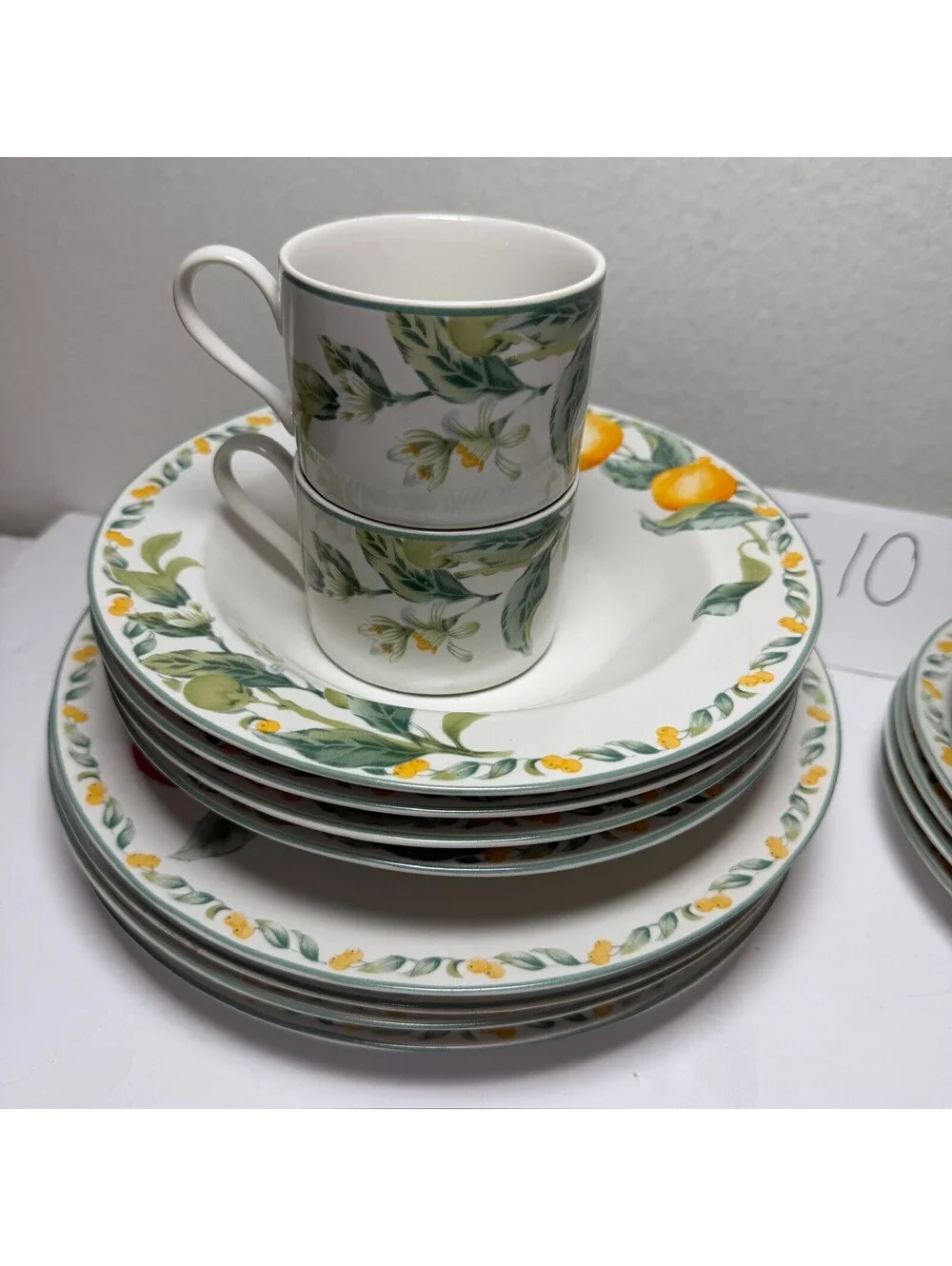 Julie Pople Country Fruit Collection Dinnerware Set 20 pc F-10
